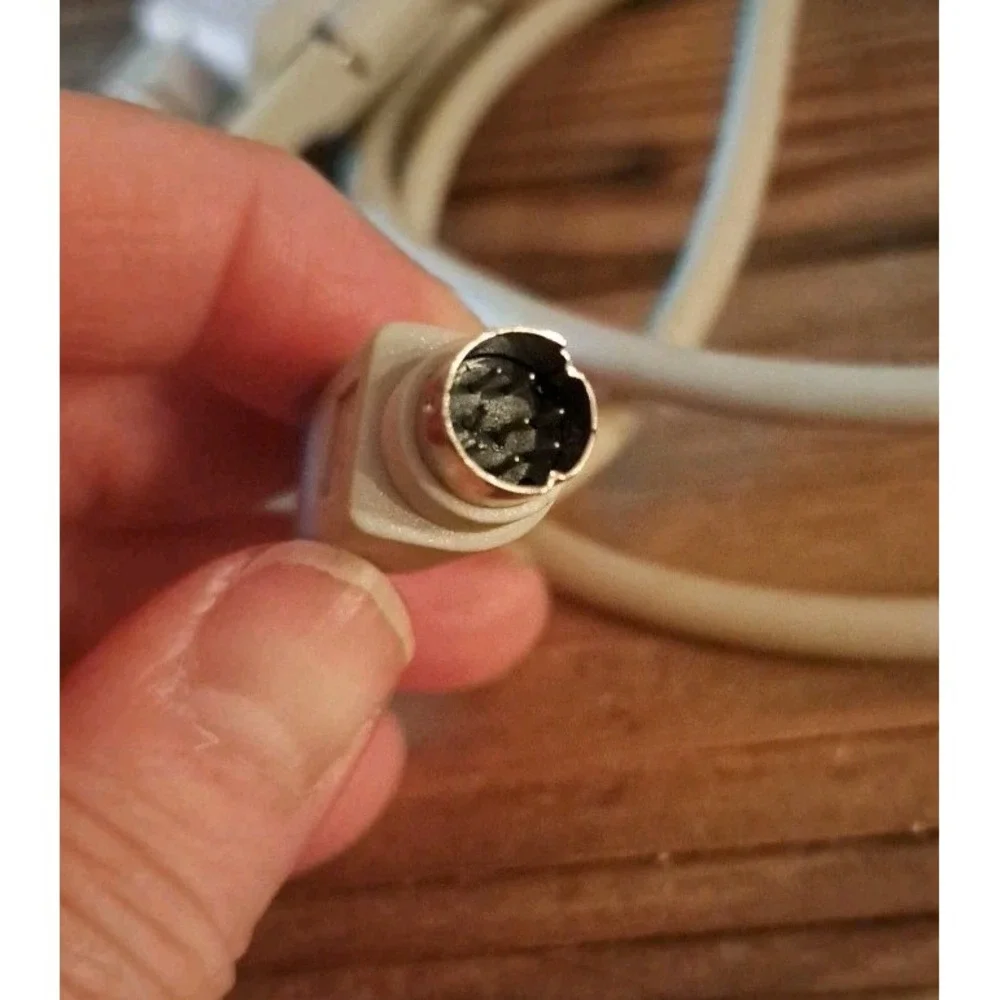 Vintage DB25 Pin Male to DB8 Pin Male Cable- For Apple, Mac (?)